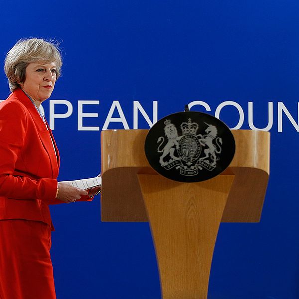 Storbritanniens premiärminister Theresa May