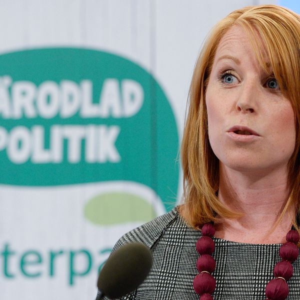 Partiledare Annie Lööf (C).