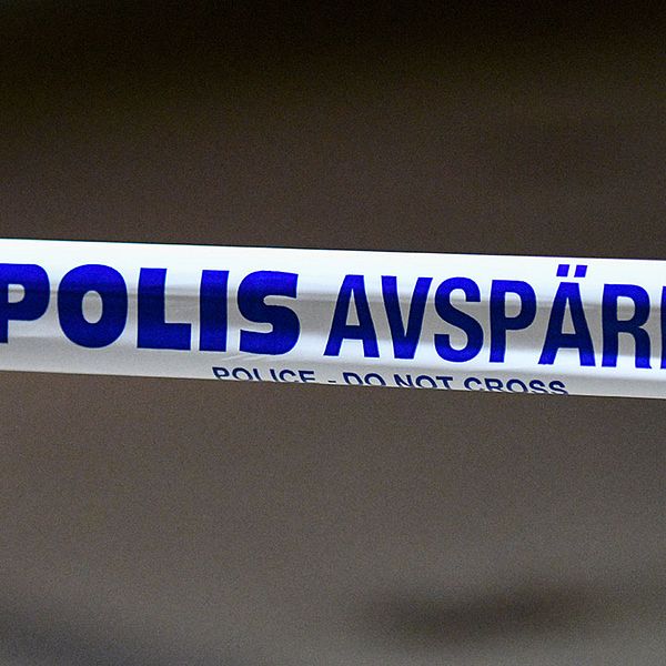 Polisavspärrning.