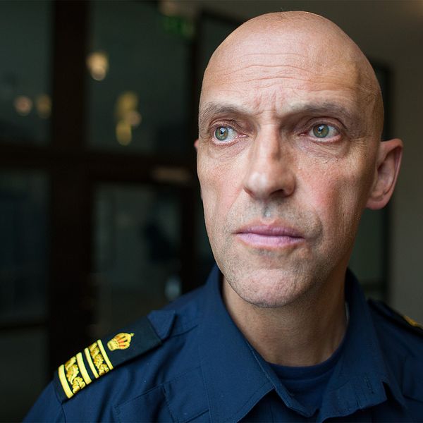 Porträtt på Jale Poljarevius, chef för lokalpolisområde Uppsala Knivsta.