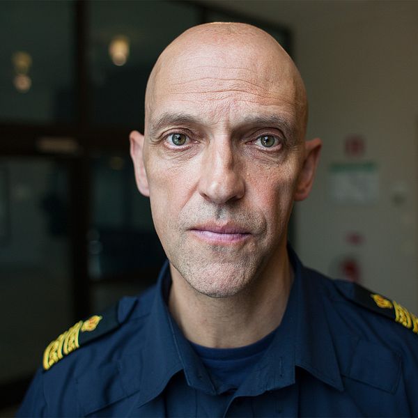 Porträtt på Jale Poljarevius, chef för lokalpolisområde Uppsala Knivsta.