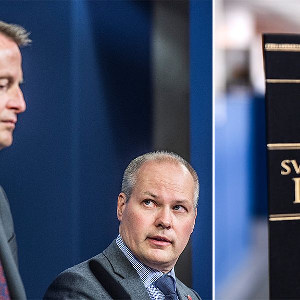 Inrikesminister Anders Ygeman (S) och justitie- och migrationsminister Morgan Johansson (S).