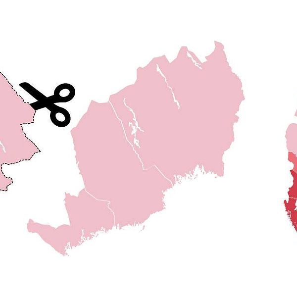 Exakt hur regionsindelningen ska se ut när Jämtland undantas är inte klarlagt.