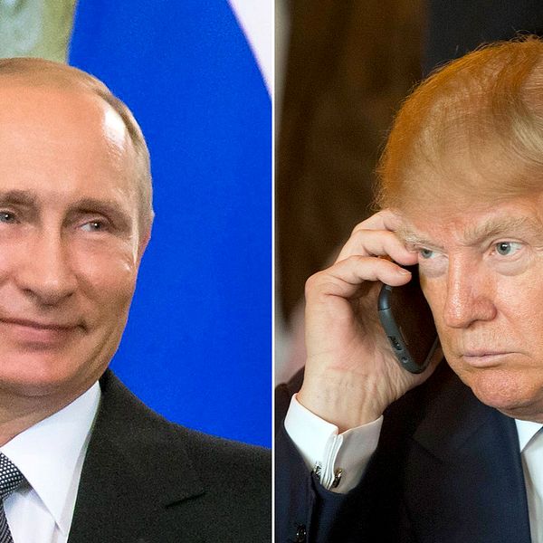 Vladimir Putin och Donald Trump
