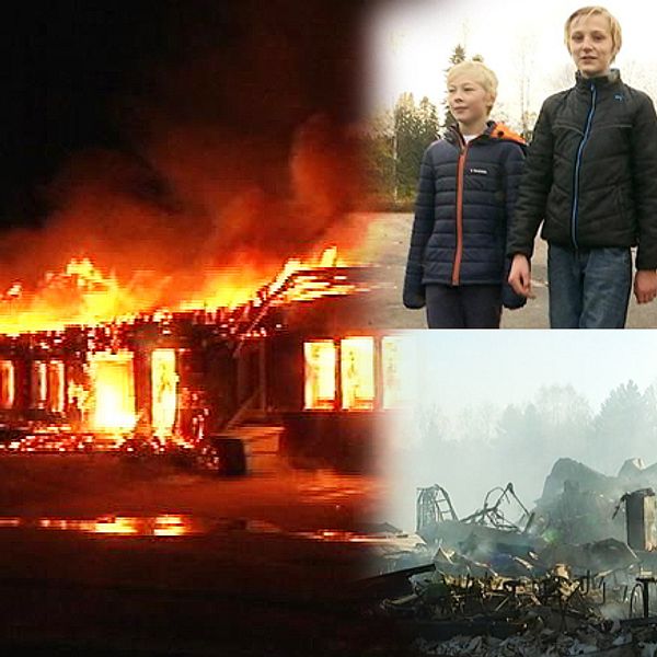 Fyrklöverskolan i Hedemora brann ner till grunden 2014