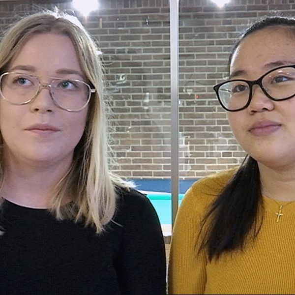 Linn Alsing och Natalie Umell, Hallstahammar