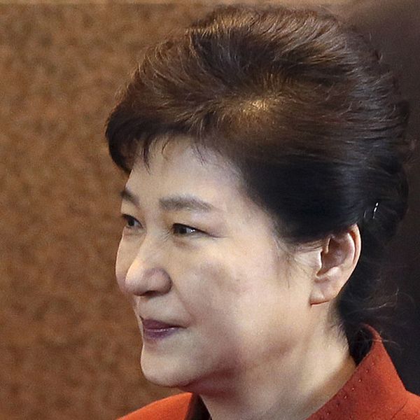 Sydkoreas president Park Geun-Hye. Arkivbild.