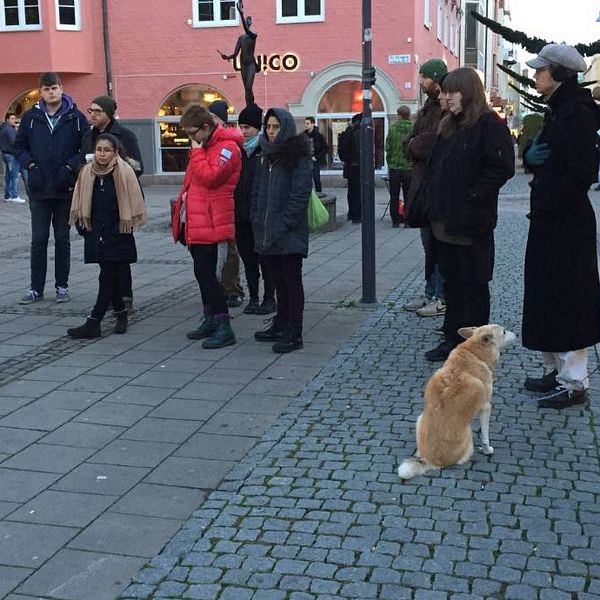 Deltagarna hedrade de transpersoner som dödats under året.