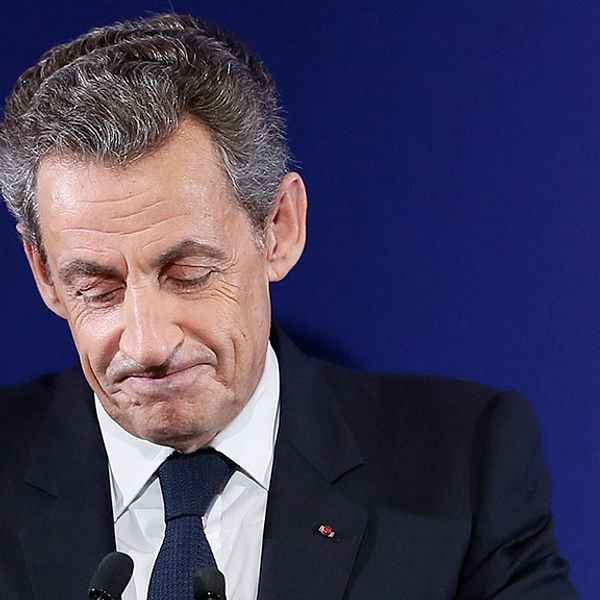 Sarkozy erkänner sig besegrad