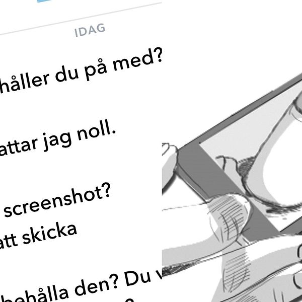 SVTs reporter fick en dickpic skickad till sig