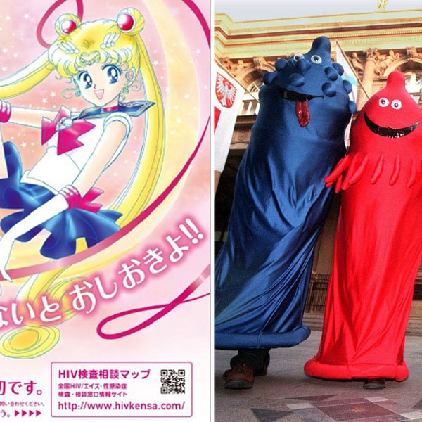 Sailor Moon-kampanj för att öka medvetenheten om bland annat HIV och Syfilis