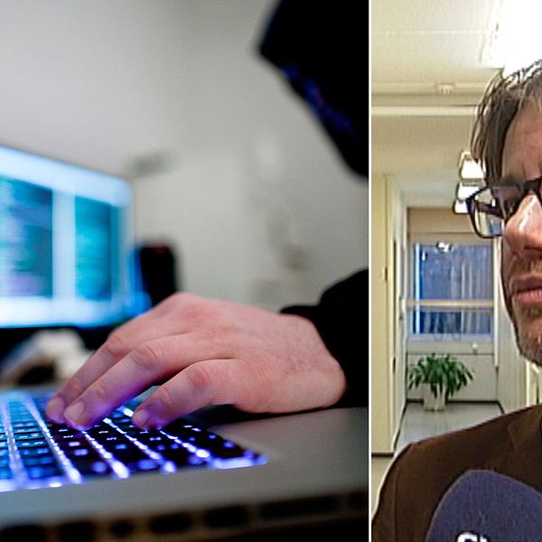 Hacker och Björn sundin i montage