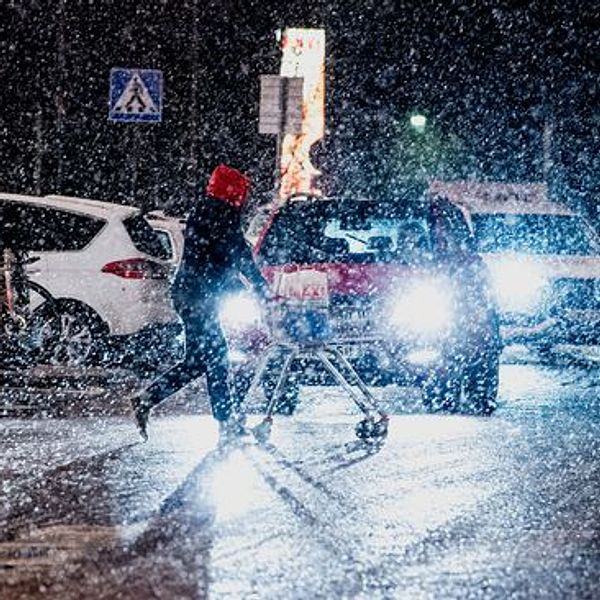 Vintern har återvänt till södra halvan av Sverige.