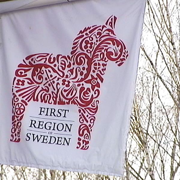 Flagga med dalahäst, Region Dalarna – first region of sweden