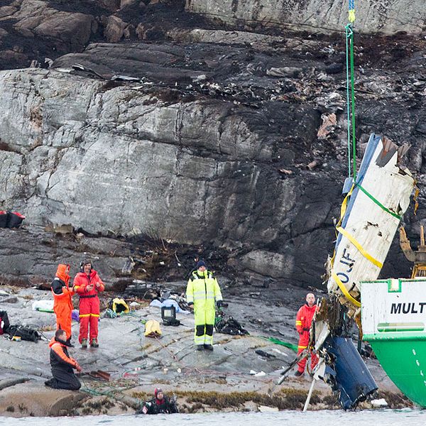 Samtliga 13 ombord omkom i en helikopterolycka i närheten av Bergen, Norge, i april i år.