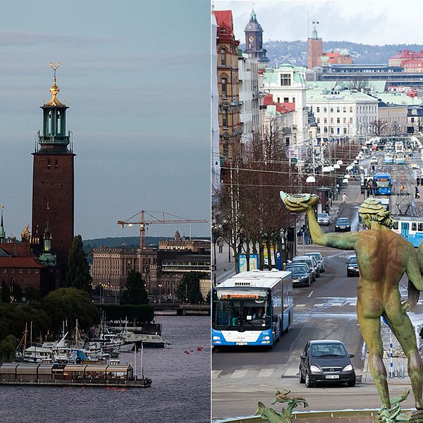 Stockholm och Göteborg