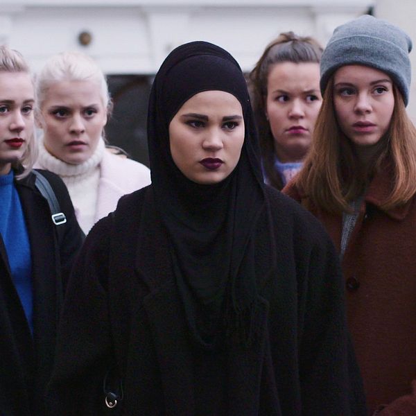 Eva, Chris, Sana, Vilde och Noora i Skam.