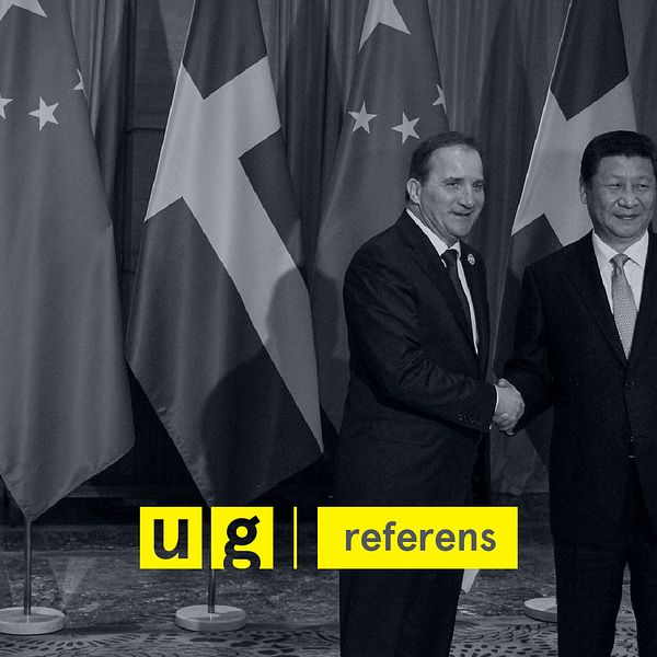 Stefan Löfven och Xi Jinping