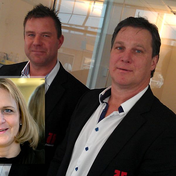 Håkan Åhlund och Patrik Ross, Tina Thörner infälld