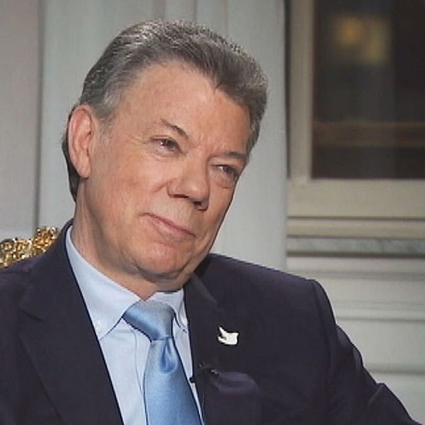 Colombias president Juan Manuel Santos