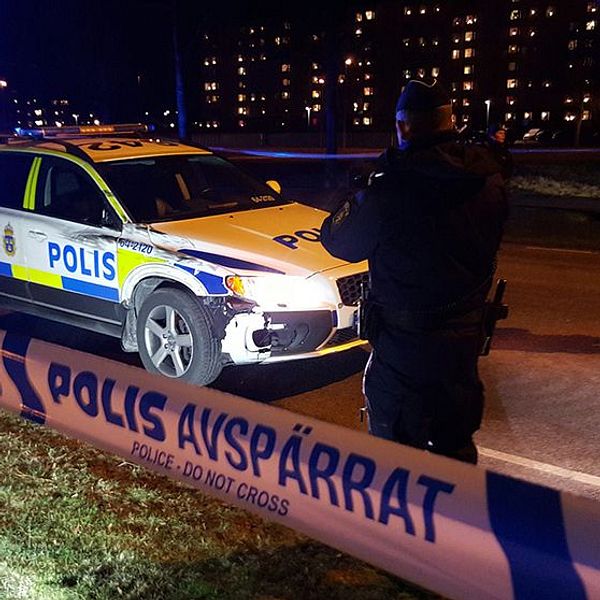 Polismannen körde ihjäl en man på ett övergångsställe i Landskrona.
