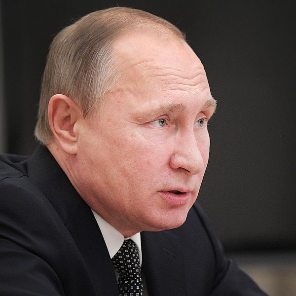 Rysslands president, Vladimir Putin.