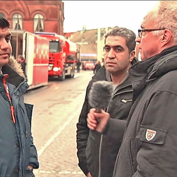 Abid och Hasan Sankar – deras butik blev lågornas offer
