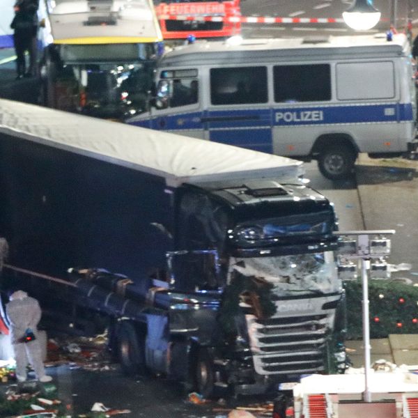 Lastbilen rammade tiotals människor på julmarknaden den 19 december.