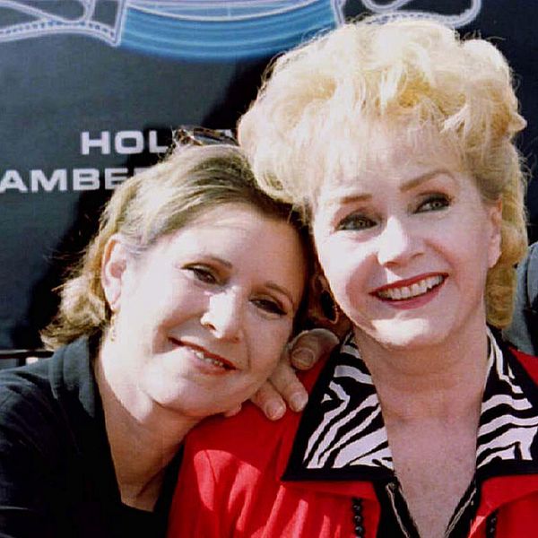 Carrie Fisher och Debbie Reynolds.