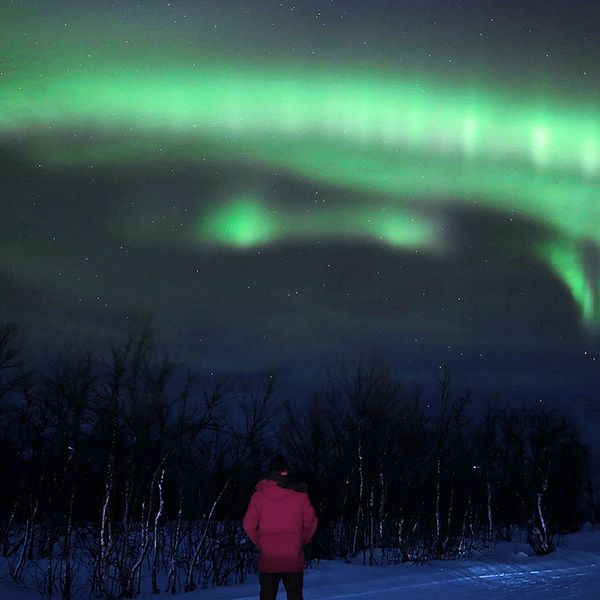 ”Norrskensvirveln” i Luossavaara.