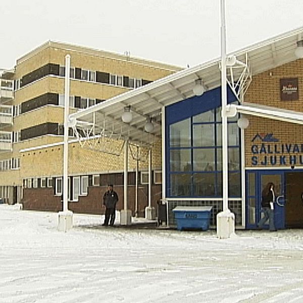 Gällivare sjukhus vinter