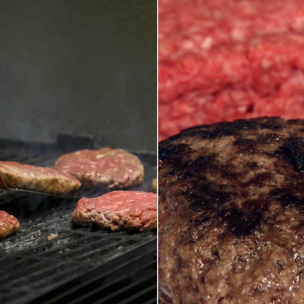 Hamburgare serverade ”medium” kan vara farliga om köttet inte hanterats rätt innan det steks.