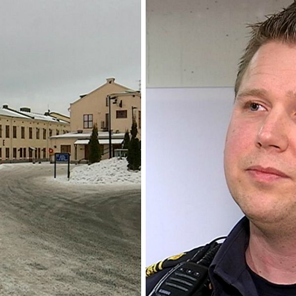 Tändsticksområdet och gruppchefen på polisen i Jönköping.