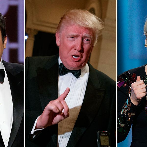 Jimmy Fallon, Donald Trump och Meryl Streep.