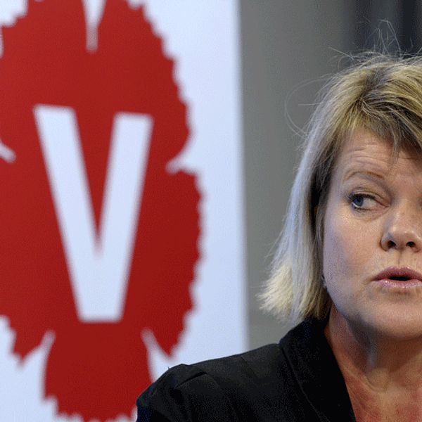 Ulla Andersson (V), ekonomisk-politisk talesperson. Foto: Scanpix