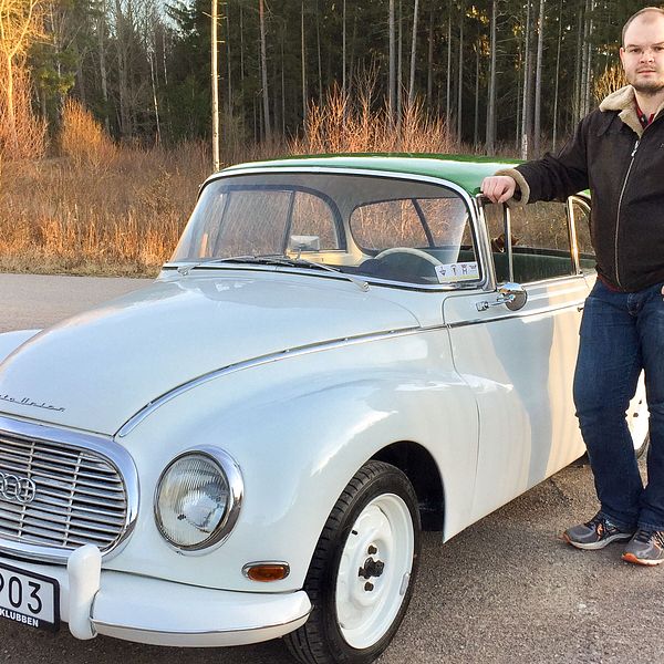 Martin Wernersson renoverade sin gamla bil.