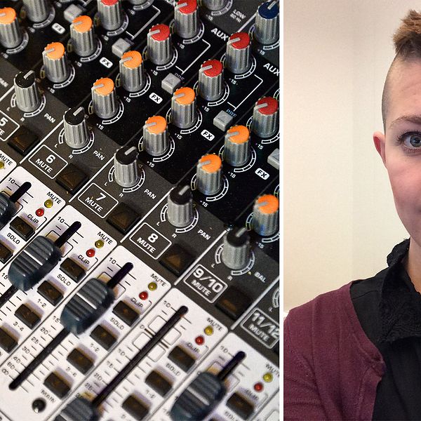 Mixerbord och Aila Stefansdotter-Franck