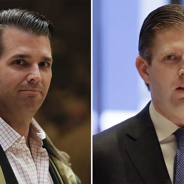 Donald Trump Jr och Eric Trump.