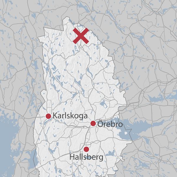 Mossgruvan ligger långt norrut i Örebro län.