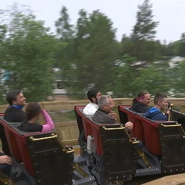 Berg- och dalbanan Wildfire i Kolmårdens djurpark