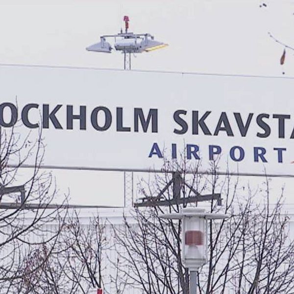 Skavsta flygplats i Nyköping.