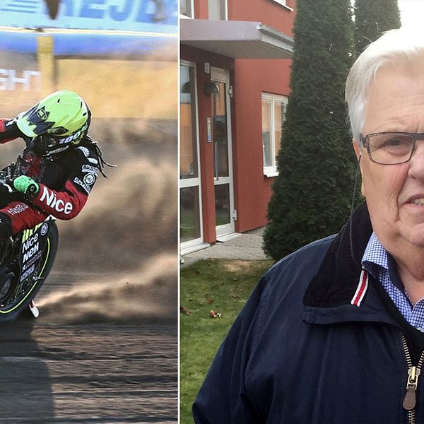 Dan-Åke Moberg och speedwayförare