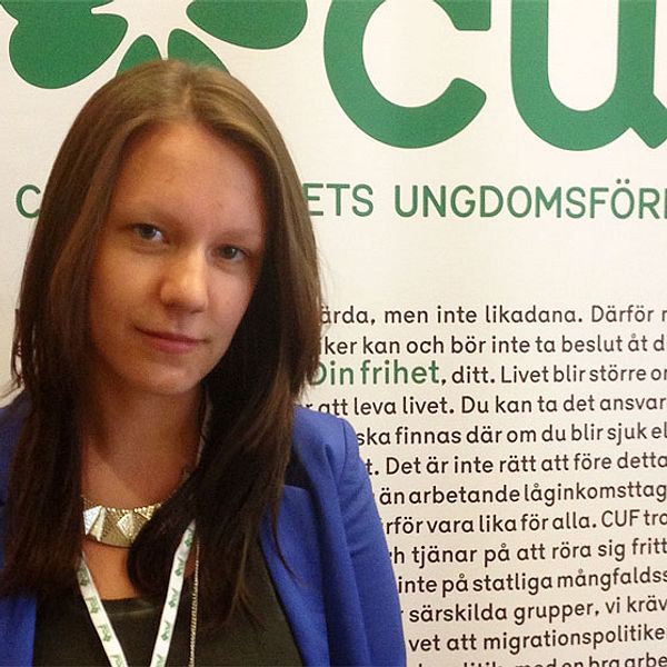 Amanda Gref, CUF-ordförande Östergötland