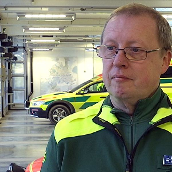 Hans Nilsson, skyddsombud och ambulanssjuksköterska i Örebro.
