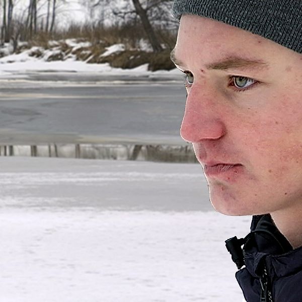 16-årige Jonas Näslund räddade kvinna i isvak