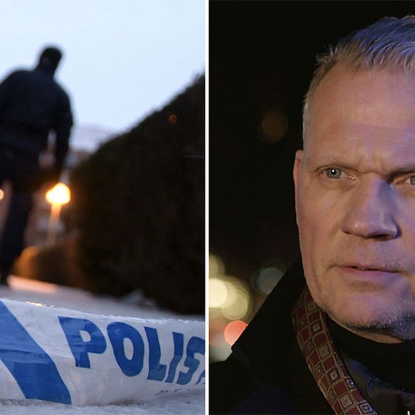 Bild från senaste skjutningen i Malmö och polischefen Bo Lundqvist.