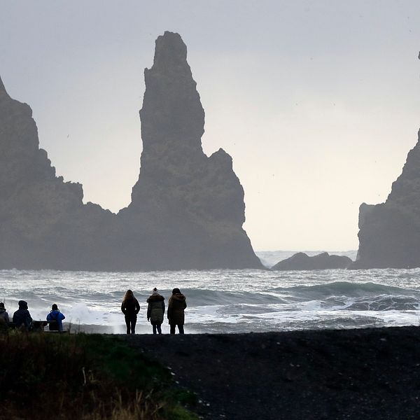 Karg, vild natur lockar turisterna till Island