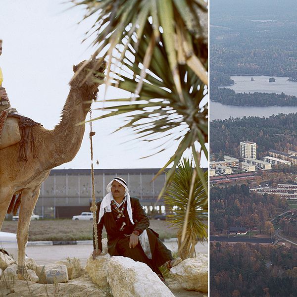 Kamel, och Angered, Göteborg från luften.