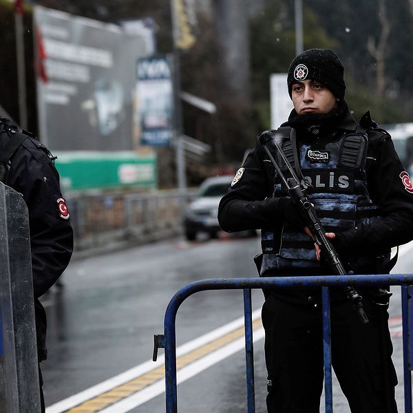 Turkisk polis, arkivbild från 1 januari 2017.