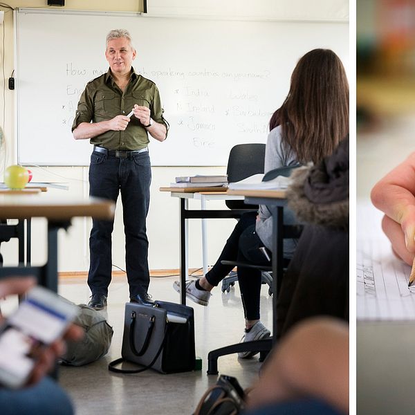 I en undersökning uppger nio procent av lärarna att det förekommit fusk vid de nationella proven på deras skola.